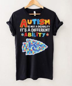 Kansas City Chiefs NFL Autism Is Not A Disability 2024 Shirt