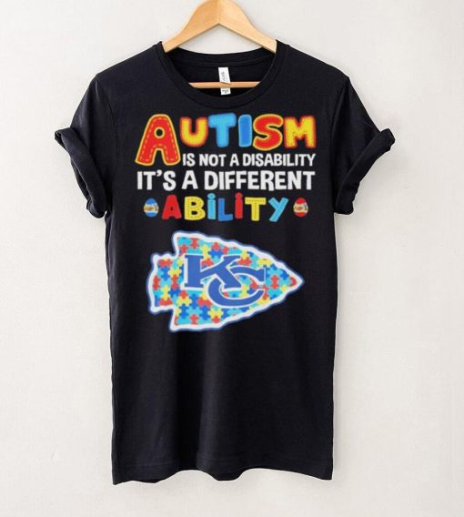 Kansas City Chiefs NFL Autism Is Not A Disability 2024 Shirt