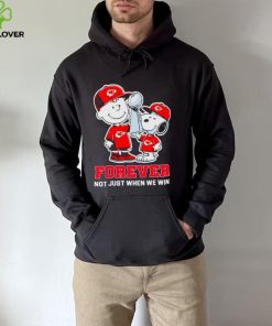 Kansas City Chiefs NFL Charlie Brown and Snoopy forever not just when we win hoodie, sweater, longsleeve, shirt v-neck, t-shirt