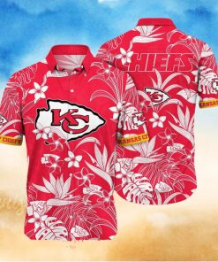 Kansas City Chiefs NFL Flower Summer Football All Over Print Classic Hawaiian Shirt