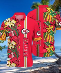 Kansas City Chiefs NFL Flower Summer Football For Fans All Over Print Unisex Hawaiian Shirt