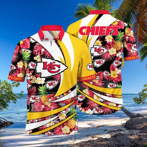 Kansas City Chiefs NFL Flower Summer Football For Fans New Type Hawaiian Shirt
