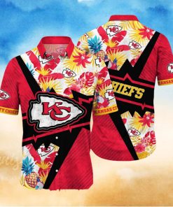 Kansas City Chiefs NFL Flower Summer Football Full Printed Hawaiian Shirt