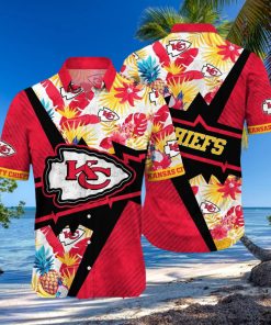 Kansas City Chiefs NFL Flower Summer Football Full Printed Hawaiian Shirt