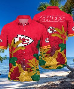 Kansas City Chiefs NFL Flower Summer Football Full Printed Unisex Hawaiian Shirt