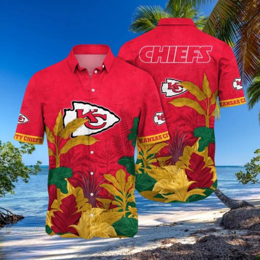 Kansas City Chiefs NFL Flower Summer Football Full Printed Unisex Hawaiian Shirt