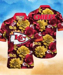 Kansas City Chiefs NFL Flower Summer Football Hot Fashion Hawaiian Shirt