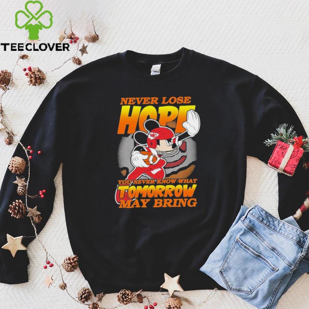 Kansas City Chiefs NFL Football Mickey Disney Never Lose Hope Shirt Kansas City Chiefs NFL Football Mickey Disney Never Lose Hope Shirt