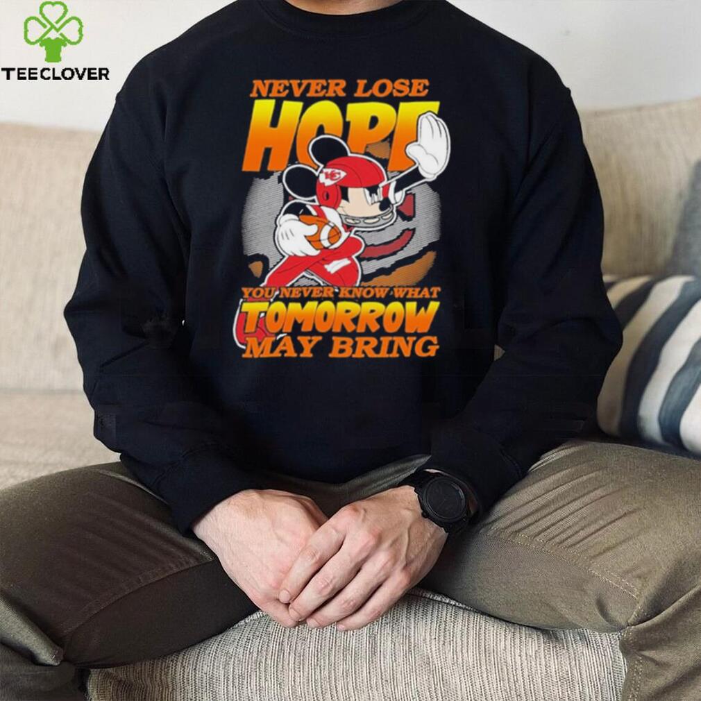 Kansas City Chiefs NFL Football Mickey Disney Never Lose Hope Shirt Kansas City Chiefs NFL Football Mickey Disney Never Lose Hope Shirt
