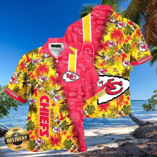 Kansas City Chiefs NFL Hawaiian Shirt Beach Shorts