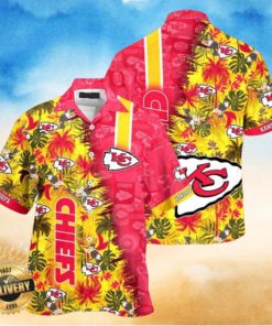 Kansas City Chiefs NFL Hawaiian Shirt Beach Shorts