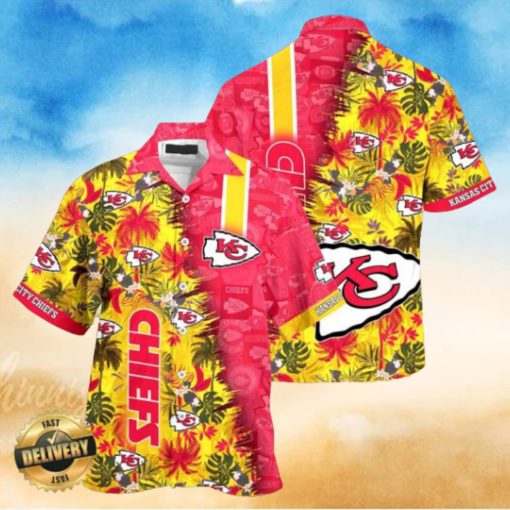 Kansas City Chiefs NFL Hawaiian Shirt Beach Shorts