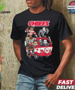Kansas City Chiefs NFL Horror Characters Movie Hippie Halloween Shirt