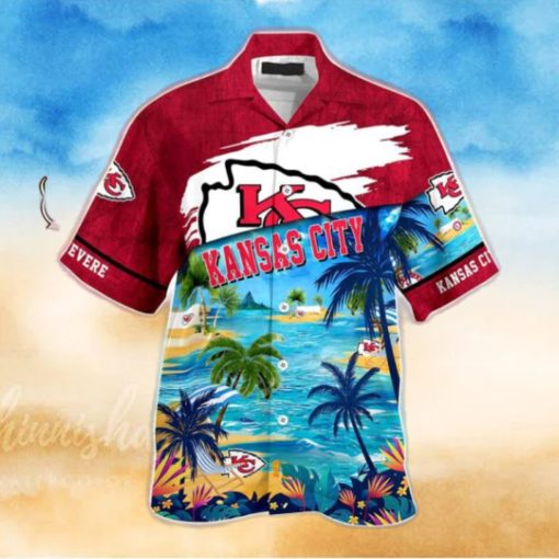 Kansas City Chiefs NFL Personalized Hawaiian Shirt Beach Shorts