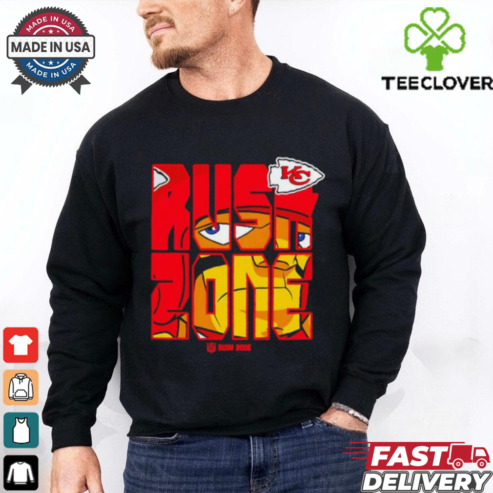 Kansas City Chiefs NFL Rush Zone Football Logo shirt Kansas City Chiefs NFL Rush Zone Football Logo shirt