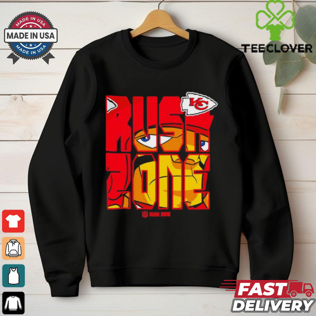 Kansas City Chiefs NFL Rush Zone Football Logo shirt Kansas City Chiefs NFL Rush Zone Football Logo shirt