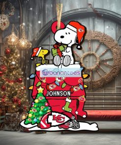 Kansas City Chiefs NFL Snoopy Ornament Personalized Christmas 2023 Holidays