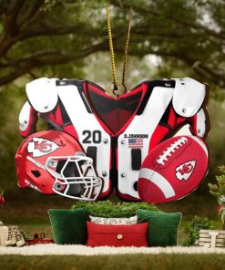 Kansas City Chiefs NFL Sport Ornament Custom Your Name And Number