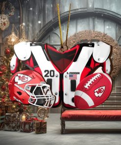 Kansas City Chiefs NFL Sport Ornament Custom Your Name And Number