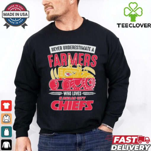 Kansas City Chiefs Never Underestimate A Farmers Who Loves T shirts