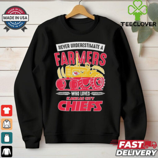 Kansas City Chiefs Never Underestimate A Farmers Who Loves T shirts