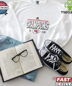 Kansas City Chiefs Nike 2024 AFC Champions Locker Room Trophy Collection Super Bowl LIX Bound Unisex T Shirt