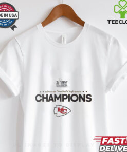 Kansas City Chiefs Nike 2024 AFC Champions Roster Meet Us Down The Bayou Two Sides Unisex T Shirt