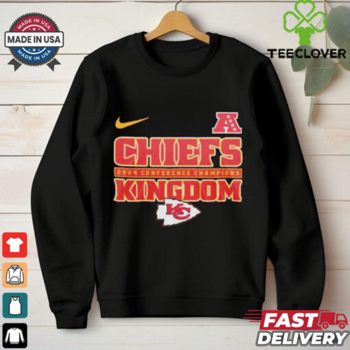 Kansas City Chiefs Nike 2024 AFC Conference Champions Shirt