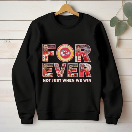 Kansas City Chiefs Not Just When We Win Red T Shirt