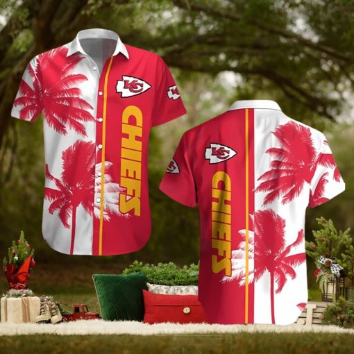 Kansas City Chiefs Paml Trees Combo Hawaiian Shirt