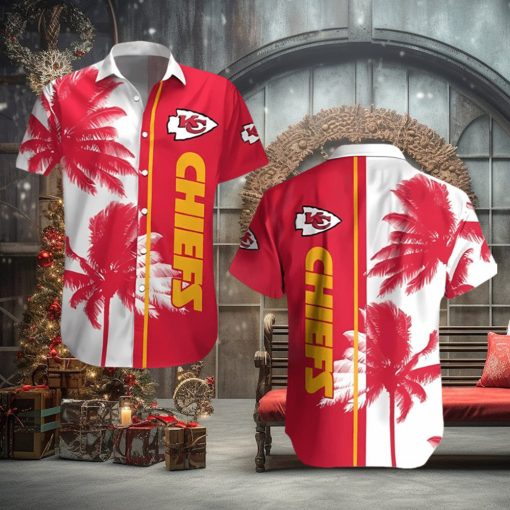 Kansas City Chiefs Paml Trees Combo Hawaiian Shirt