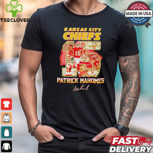 Kansas City Chiefs Patrick Mahomes 15 Signature NFL 2024 season shirt
