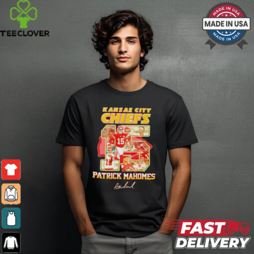 Kansas City Chiefs Patrick Mahomes 15 Signature NFL 2024 season shirt