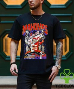 Kansas City Chiefs Patrick Mahomes Super Bowl LVIII Champs skeleton shirt