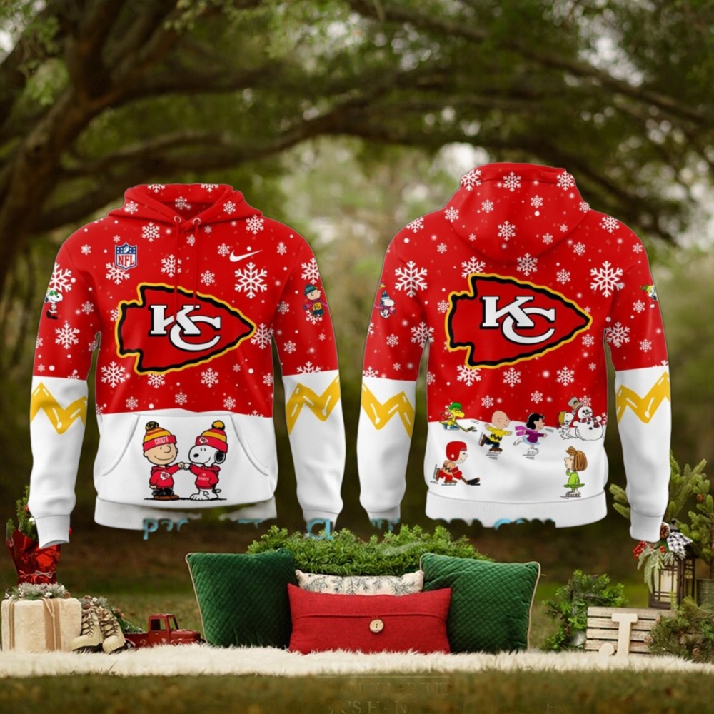 Kansas City Chiefs Peanuts Holiday Speciality Hoodie Set 2024 Kansas City Chiefs Peanuts Holiday Speciality Hoodie Set 2024