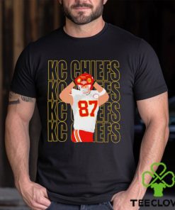 Kansas City Chiefs Player 87 Travis Kelce Heart Hands Shirt