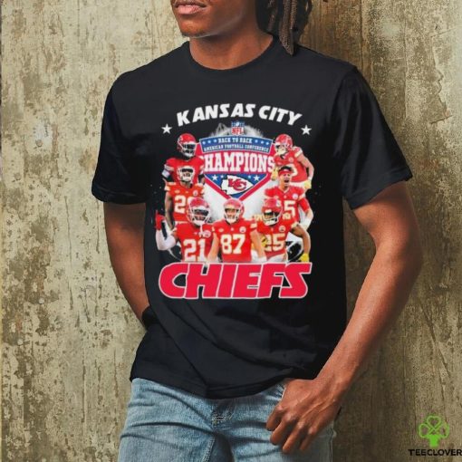 Kansas City Chiefs Players Back To Back American Football Conference Champions Shirt