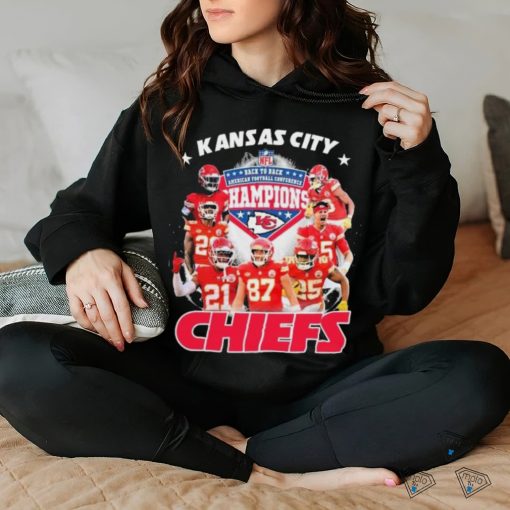 Kansas City Chiefs Players Back To Back American Football Conference Champions Shirt