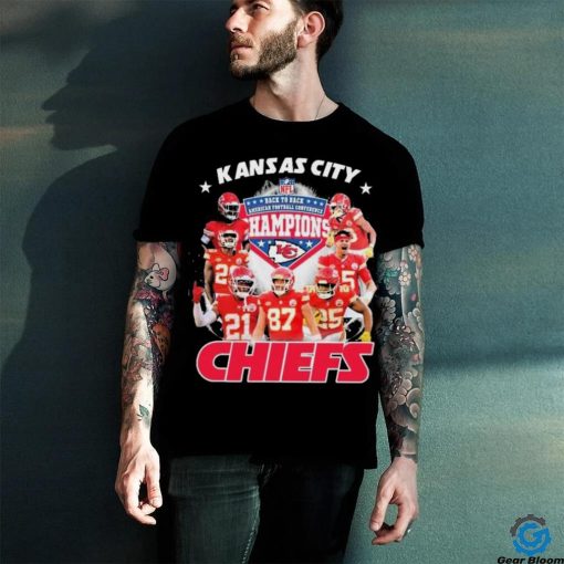 Kansas City Chiefs Players Back To Back American Football Conference Champions Shirt