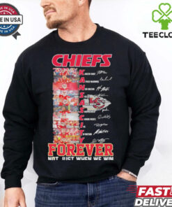 Kansas City Chiefs Players Teams Forever Not Just When We Win Signatures shirt