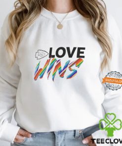 Kansas City Chiefs Pride Love Wins 2024 Shirt