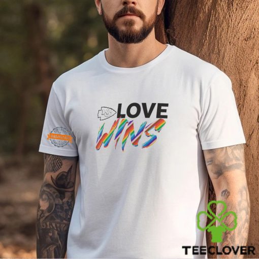 Kansas City Chiefs Pride Love Wins 2024 Shirt