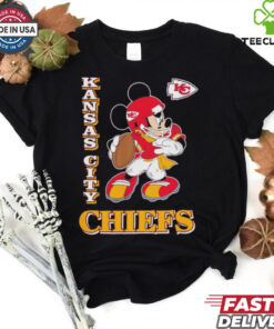 Kansas City Chiefs Quarterback Mickey Mouse 2024 Shirt 1 Kansas City Chiefs Quarterback Mickey Mouse 2024 Shirt