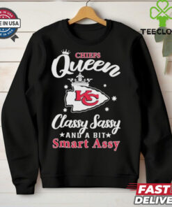Kansas City Chiefs Queen Classy Sassy And A Bit Smart Assy T shirts