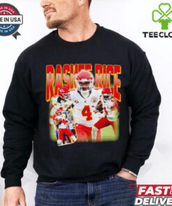 Kansas City Chiefs Rashee Rice No. 4 graphic shirt