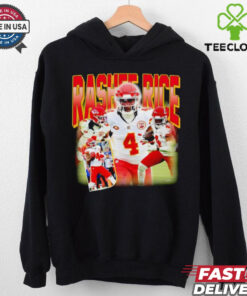 Kansas City Chiefs Rashee Rice No. 4 graphic shirt 3 Kansas City Chiefs Rashee Rice No. 4 graphic shirt