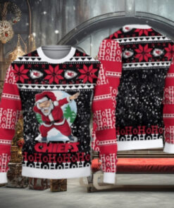 Kansas City Chiefs Santa Claus Hoho Ugly Christmas Sweater