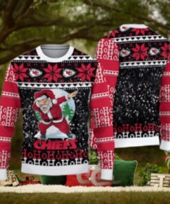Kansas City Chiefs Santa Claus Hoho Ugly Christmas Sweater