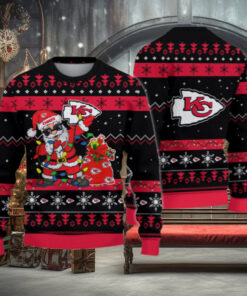 Kansas City Chiefs Santa Claus Ugly Christmas Sweater