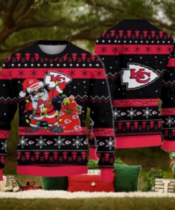 Kansas City Chiefs Santa Claus Ugly Christmas Sweater